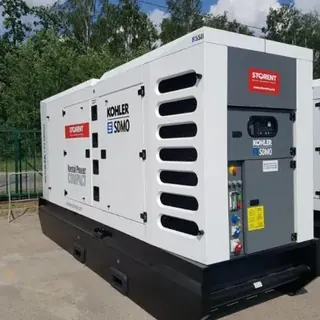 Дизельный генератор в шумозащитном кожухе